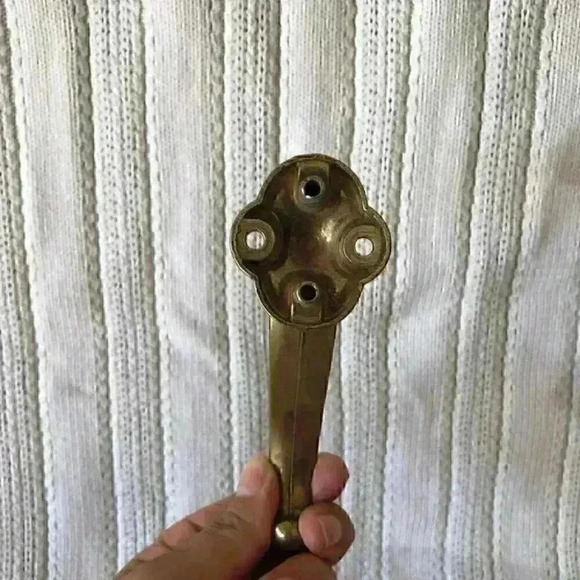 VTG Coat and Hat Brass Hook about 5" long - Picture 5 of 6